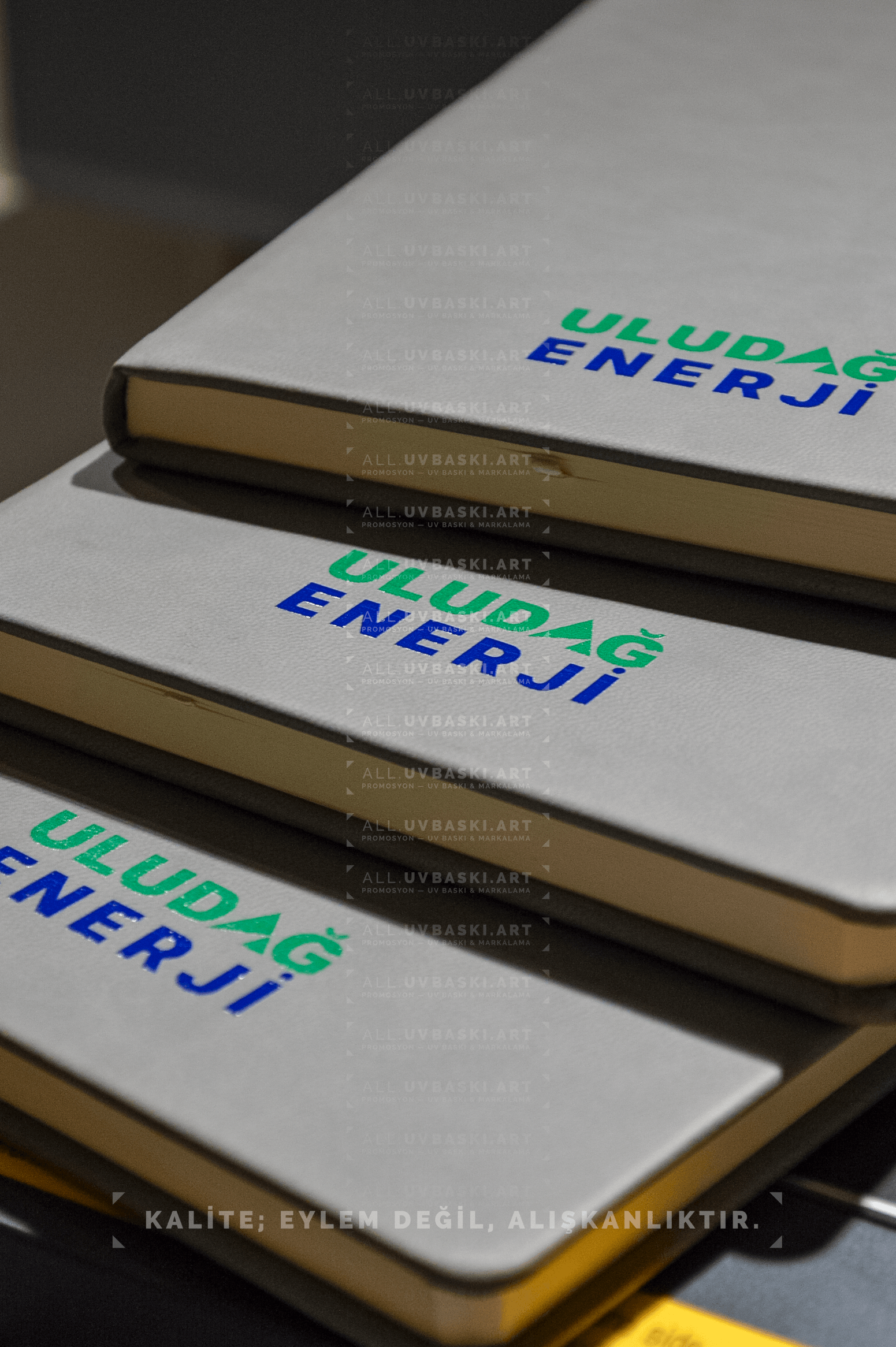 Marka logo baskılı defter