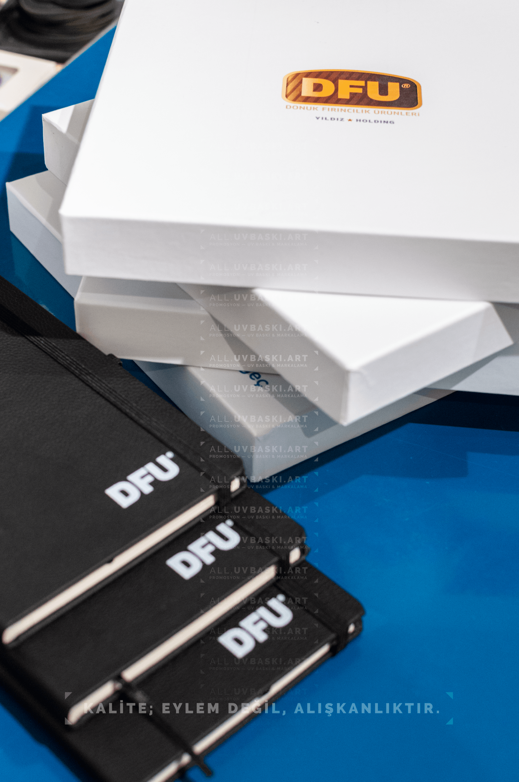 Özgün tasarımlı defter UV baskı