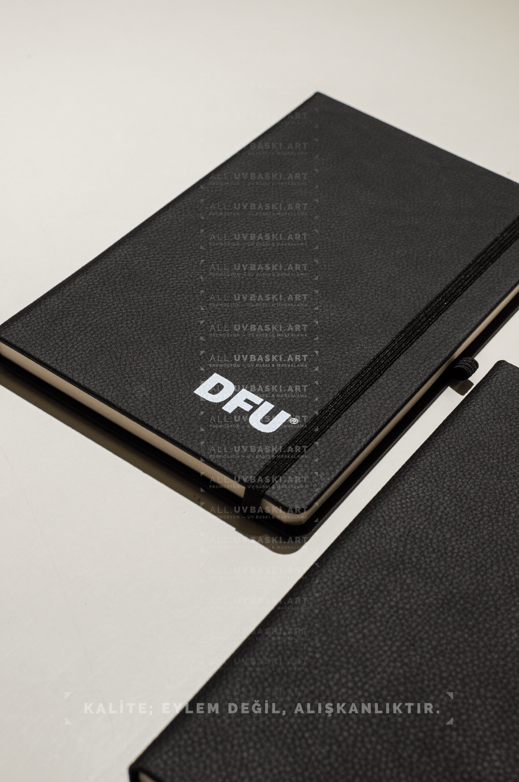 Promosyon defter üzerinde UV baskı