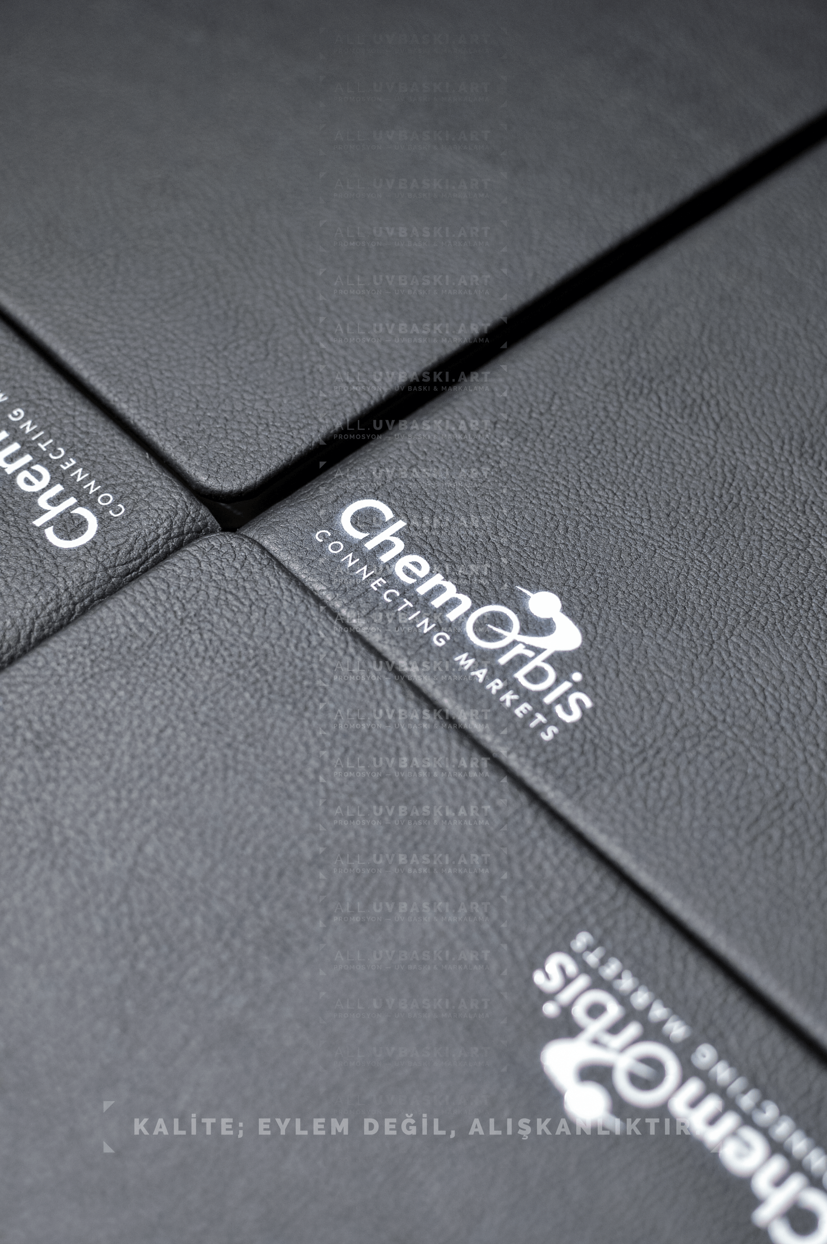 Kurumsal logolu defter UV baskı
