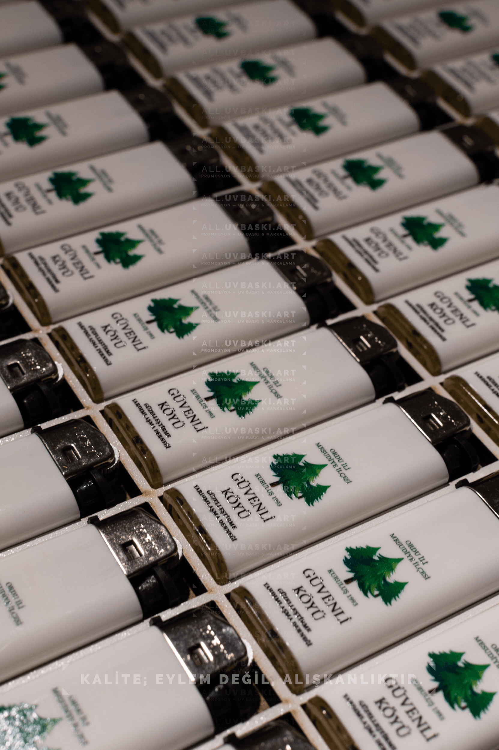 Reklam kampanyası için UV baskılı çakmak