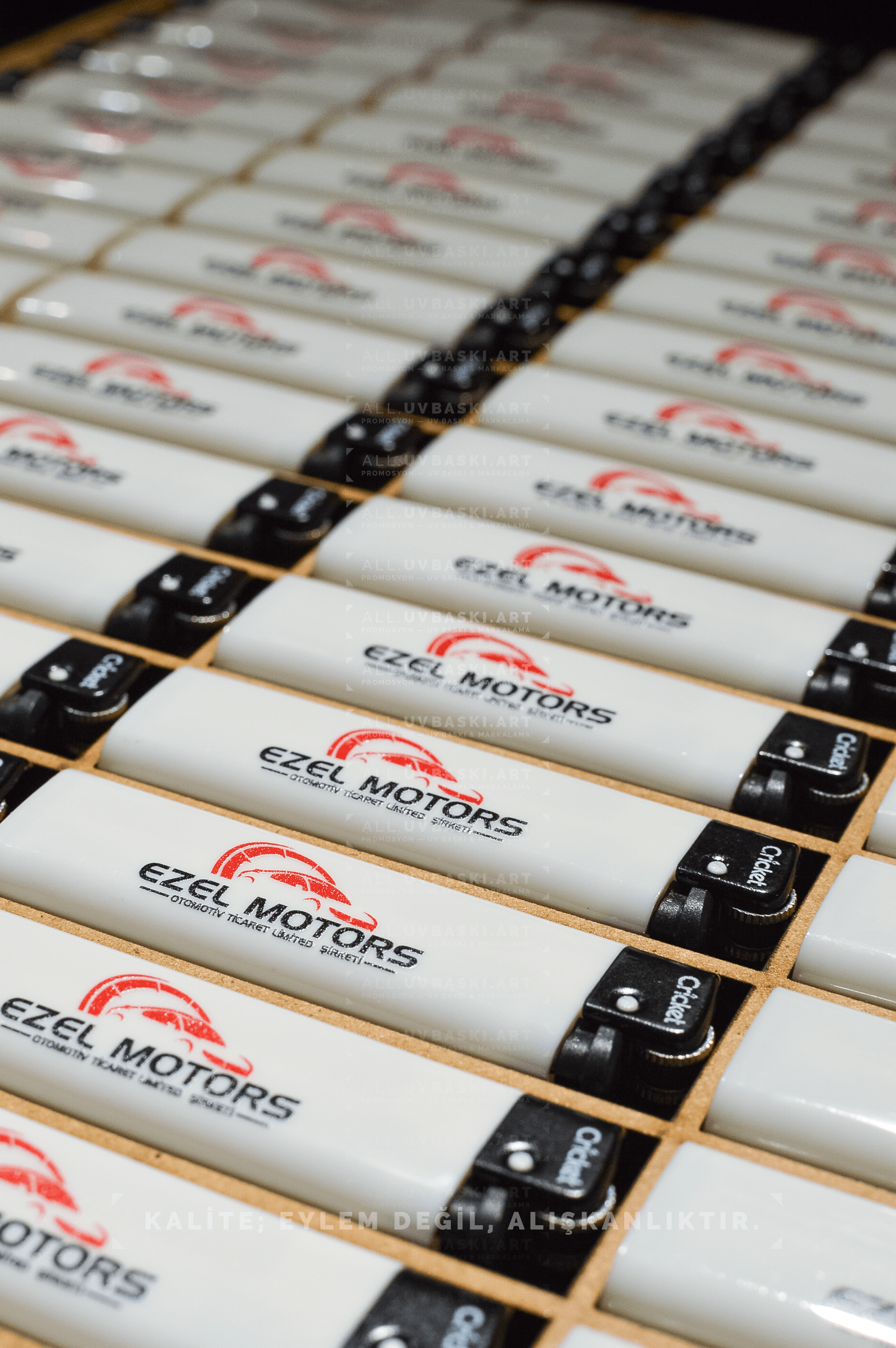 Reklam kampanyası için UV baskılı çakmak