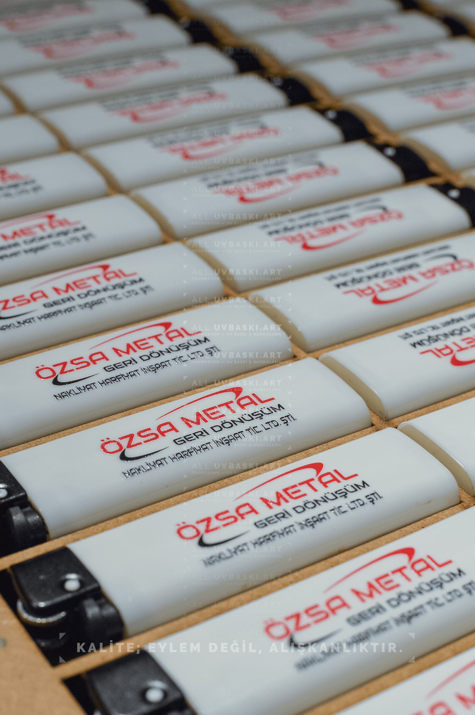 ALL ile UV Baskılı Promosyon Çakmak – Logo ve Renklerin Kusursuz Uyumu